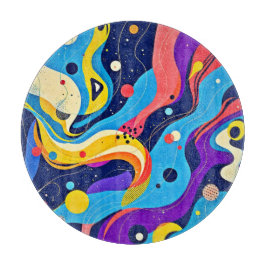 宇宙リズムアート カッティングボード