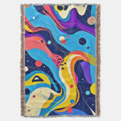 宇宙リズムアート スローブランケット (正面縦)