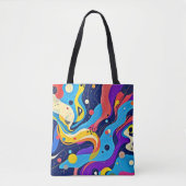 宇宙リズムアート トートバッグ (正面)