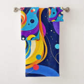 宇宙リズムアート バスタオルセット (インサイチュ)