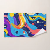 宇宙リズムアート バスタオルセット (ハンドタオル)