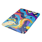 宇宙リズムアート バスマット (アングル)