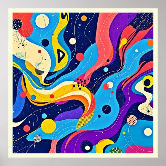 宇宙リズムアート ポスター (正面)