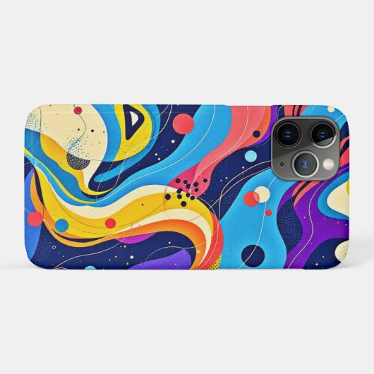 宇宙リズムアート Case-Mate iPhoneケース (裏面(横))