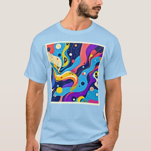 宇宙リズムアート Tシャツ (正面)