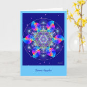 宇宙リップル カード (黄色い花)