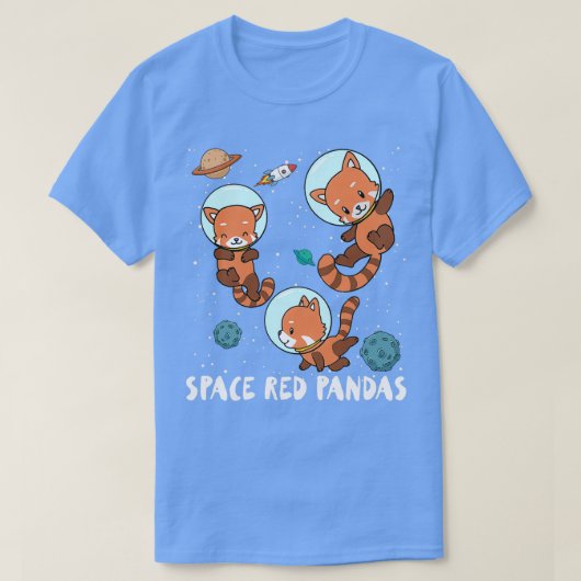 宇宙レッドパンドラ宇宙飛行士の宇宙船の贈り物 Tシャツ (デザイン正面)