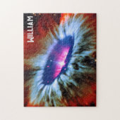 宇宙レッドブラックホールズレインボーシンフォニー ジグソーパズル (縦)