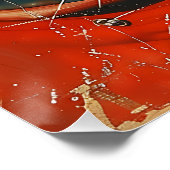 宇宙レトロ宇宙飛行士ウォールアート ポスター (コーナー)