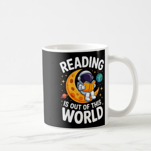 宇宙レベルのおもしろさ!宇宙に関する本 コーヒーマグカップ (右)