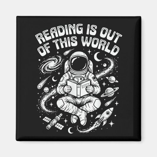 宇宙レベルのおもしろさ 読書好きのための本 マグネット (正面)