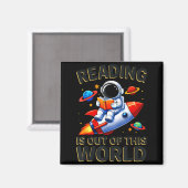 宇宙レベルのおもしろ本を読む マグネット (正面/裏面)