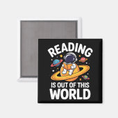 宇宙レベルの面白さ 読書好きな人へ マグネット (正面/裏面)