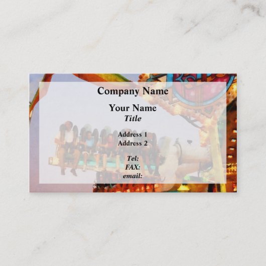 宇宙レーサークローズアップ 名刺 (正面)