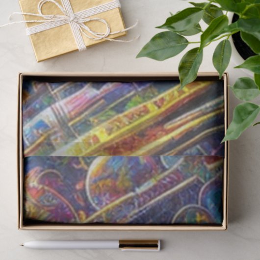 宇宙レースティッシュペーパー 薄葉紙 (ギフト)