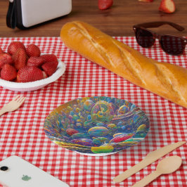 宇宙レース紙ボウル ペーパーボウル