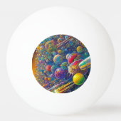 宇宙レース3つ星ピンポンボール 卓球ボール (正面)