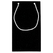 宇宙ロケットからムーンチルドレン誕生日 スモールペーパーバッグ (裏面)