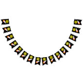 宇宙ロケットからムーンチルドレン誕生日 バンティングフラッグ (全)