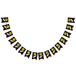 宇宙ロケットからムーンチルドレン誕生日 バンティングフラッグ