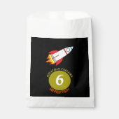 宇宙ロケットからムーンチルドレン誕生日 フェイバーバッグ (正面)