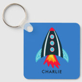 宇宙ロケットの子供たち キーホルダー (正面)
