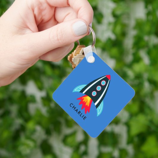 宇宙ロケットの子供たち キーホルダー (手)