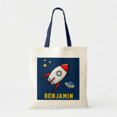 宇宙ロケットの子供たち トートバッグ (正面)