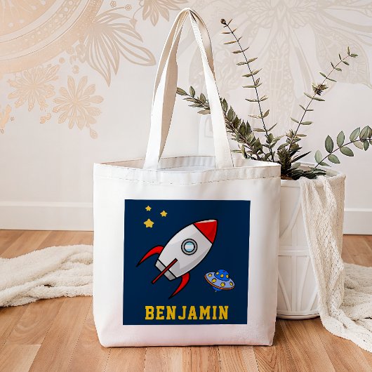 宇宙ロケットの子供たち トートバッグ