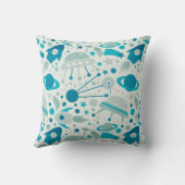 宇宙ロケットの惑星の子供 クッション (裏面)