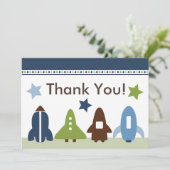 宇宙ロケットサンキューカード サンキューカード (スタンド正面)