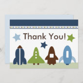 宇宙ロケットサンキューカード サンキューカード (正面/裏面)