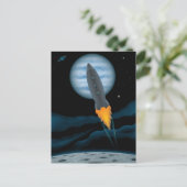 宇宙ロケットシーン ポストカード (スタンド正面)
