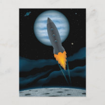 宇宙ロケットシーン