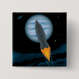宇宙ロケットシーン 缶バッジ