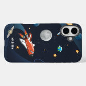 宇宙ロケットスターズアンドムーンカスタム Case-Mate iPhoneケース (裏面 (横))