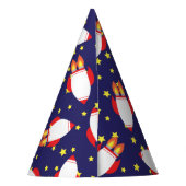 宇宙ロケットスター船1st誕生日パーティー帽子 パーティーハット (裏面)