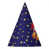 宇宙ロケットスター船1st誕生日パーティー帽子 パーティーハット (左)