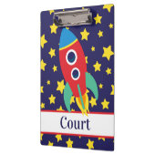 宇宙ロケットパーソナライズされたクリップボード クリップボード (左)