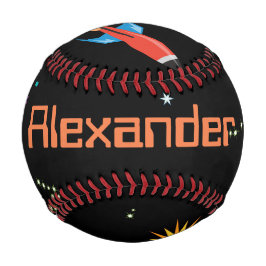 宇宙ロケットボーイの個人名またはチーム名 野球ボール