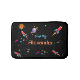 宇宙ロケットボーイズ個人名 バスマット