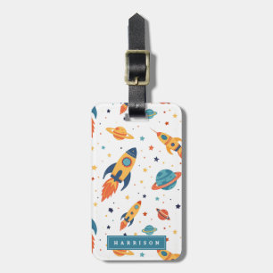 宇宙ロケットラゲージタグ ラゲッジタグ