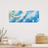 宇宙ロケットリフトオフ打ち上げ。 ポスター (キッチン)