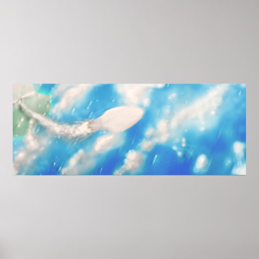 宇宙ロケットリフトオフ打ち上げ。 ポスター (正面)