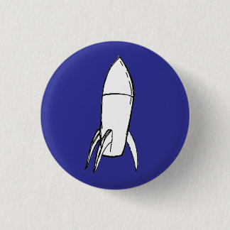 宇宙ロケット宇宙ポートKARL (青) 缶バッジ