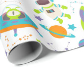 宇宙ロケット宇宙飛行士 ラッピングペーパー (ロールコーナー)