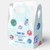 宇宙ロケット惑星ブルーボーイ誕生日 フェイバーボックス (オープン)
