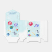 宇宙ロケット惑星ボーイ誕生日 フェイバーボックス (折り畳みなし)