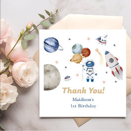 宇宙ロケット惑星紙プレートナプキンス スタンダードカクテルナプキン