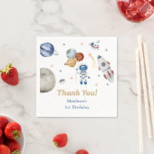 宇宙ロケット惑星紙プレートナプキンス スタンダードカクテルナプキン (インサイチュ)